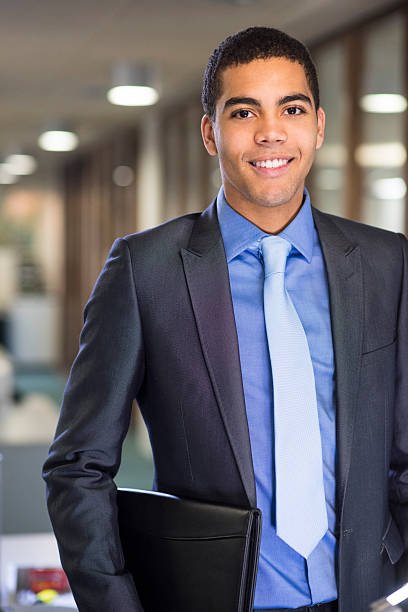 young man portrait in the office